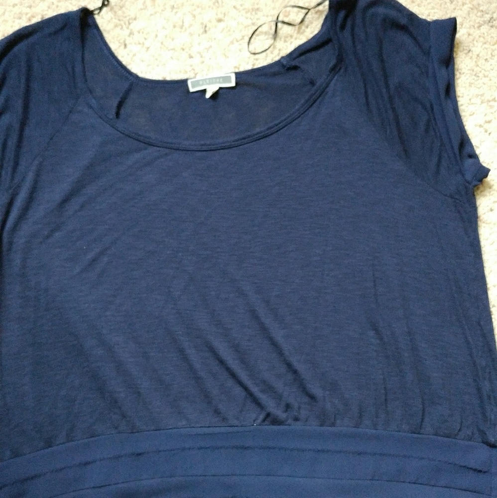 Navy blouse